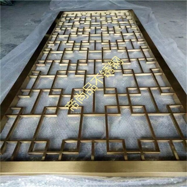 金色不銹鋼屏風(fēng)